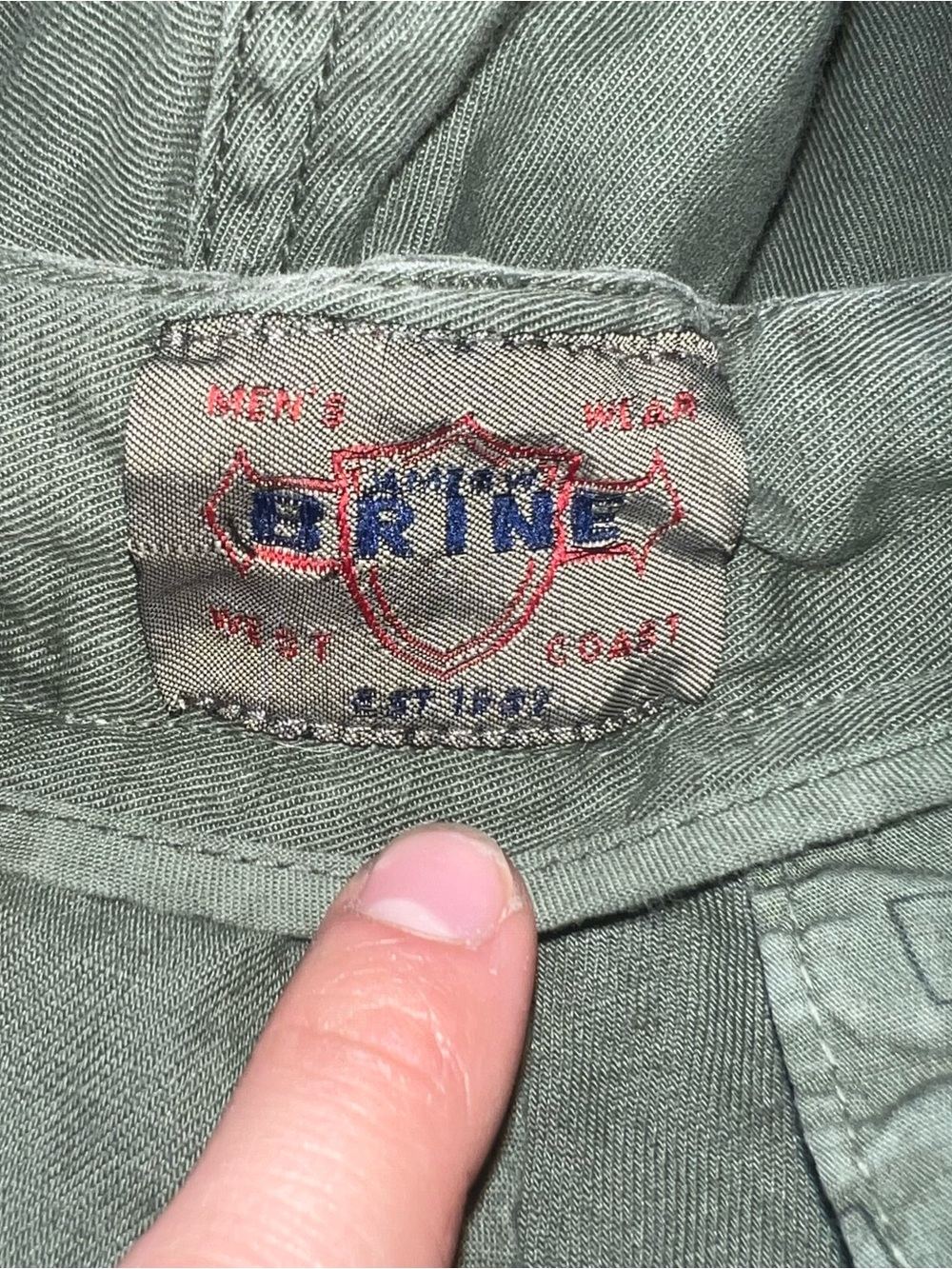 Vintage 1950’s James W. Brine Linen Pants Mens 36x30 Italy Made See Pictures - Picture 6 of 8
